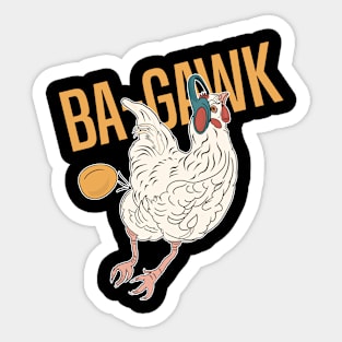 funny music lover chicken Sticker